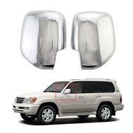 Car Accessories Rearview Plated Chrome Door Mirror Covers Paste Style For Lexus LX470 470 2001 200