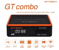 ตัวรับทีวี GTMEDIA GT Combo กับแป้นพิมพ์ I8 DVB-S2/T2 /C 9. 0กล่องทีวี S905X3 Amlogic 4K 8 K เครื่อง