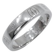 Cartier Happy Birthday ring, size 9, Pt950 platinum, approximately 5.8g, for women. [Pre-owned]