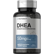 Horbäach DHEA 0mg | 10 Tablets | Non-GMO, Gluten Free