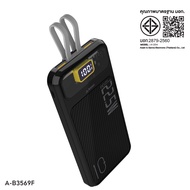 Asaki Powerbank 10000 mAh ชาร์จได้ 2-3 รอบ พาวเวอร์แบงค์ชาร์จเร็ว Fastcharge 22.5W พร้อมสายชาร์จในตั