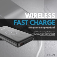 Arccoil Wireless Charging Power Bank with Power Delivery QC 3.0 up to 18W