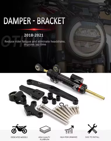 Motorcycle Accessories CNC Steering Stabilize Damper Bracket Mount Motorbike For Honda CB650R CB 650
