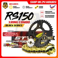 RS150 RSX CBR150 CBR RS150R RS SET XRING CHAIN RANTAI  STT + SPOKET SPROCKET MOTOR SET 428 415