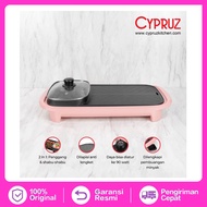 BBQ & Hot Pot Elektrik Cypruz 500 WATT BBQ 600 W Hot Pot 220V/50Hz