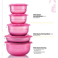 Tupperware Pink Quartz Serving Bowl 1 set