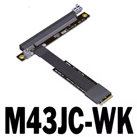 PCIe 4.0 x16 to M.2 NVMe Adapter Cable for RTX3090 RX6800xt PCIe 3.0x1 Gen3 8G/bps / PCIe 4.0x1 Gen4