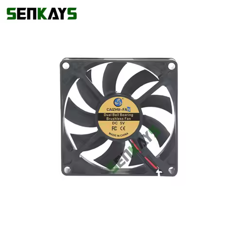 Dual Ball Bearing 8015 80MM 80*80*15MM DC 5V 12V 24V Cooling Fan Comptuter CPU Cooling Fan Laptop Co