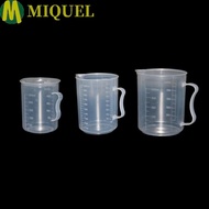 MIQUEL Measuring Cup Chemistry Kitchen Tool 250/500/1000/ml Transparent Plastic Reusable Measuring Cylinder
