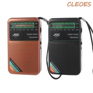 CLEOES FM AM SW Radio, Loud Loudness HD Display Screen Battery Operated Radio, Portable Multifunctio