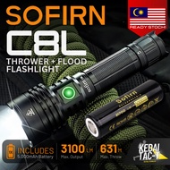SOFIRN C8L - 3100 LUMEN (631 Meter Throw) Flashlight Full Set with Battery - Malaysia Ready Stock - 
