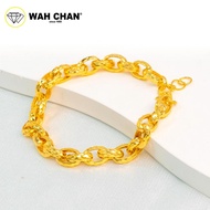 WAH CHAN 916 Gold Bracelet - Gelang Sauh OSB1310