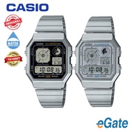 Casio Vintage A130WE-1ADF & A130WE-7ADFStainless Steel Band Men Watch