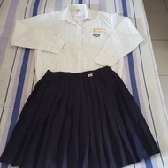 新化高工制服4件~XL（西裝外套×1，長袖襯衫×2，百褶裙×1）