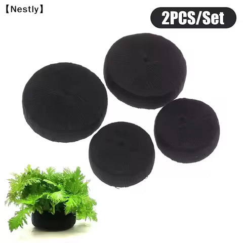 2Pcs Fish Tank Water Grass Planting Cultivation Substrate Protecting Aquatic Plant Root Aquarium Dec