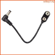 WIT Clip Converter Power Cable 9 Volt Power Supply Cable Snapping Connector