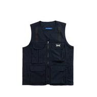 拳魂多口袋機能背心-深海藍