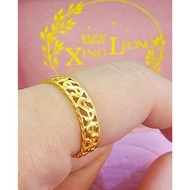 Xing Leong 916 Gold Money Ring / Cincin Wang Emas 916