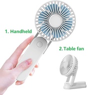 Portable Air Cooling Fan Camping Battery Rechargeable Stand Fan Table Foldable Mini Cordless Portable Fan With USB Power