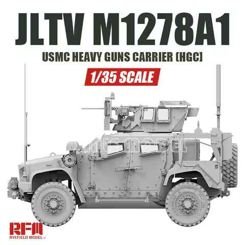 Ryefield model plastic assembly model kit RM-5149 JLTV M1278 A1 Heavy Fire Support HGC US Marine 1/3