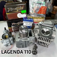 LAGENDA 110 COMBO SET 55mm BLOCK CAM HEAD 24/28 VALVE SPRING KING GASKET TOP SET CARBURETOR TS125 SR