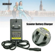 KORALY Battery Charger 24V Safety Scooter Power Adapter
