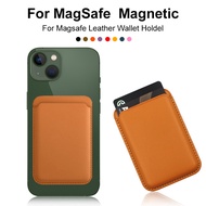 For Magsafe Leather Wallet For iPhone 13 11 12 Pro MAX Mini Magnetic Card Bag Holder Case XS Max XR X SE Cover Phone Accessories