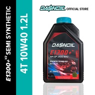 DashOil Ester+ E1300+ 4T 10w40 1.2L Semi Synthetic SN Motorcycle Engine Oil Minyak Hitam Pelincir Mo