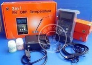 快樂水族 UP雅柏 PH控制器+ORP控制器+溫度顯示三合一型(含校正液