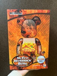 MY FIRST BE@RBRICK B@BY FLAME Ver 100％ &amp; 400％ Be@rbrick
