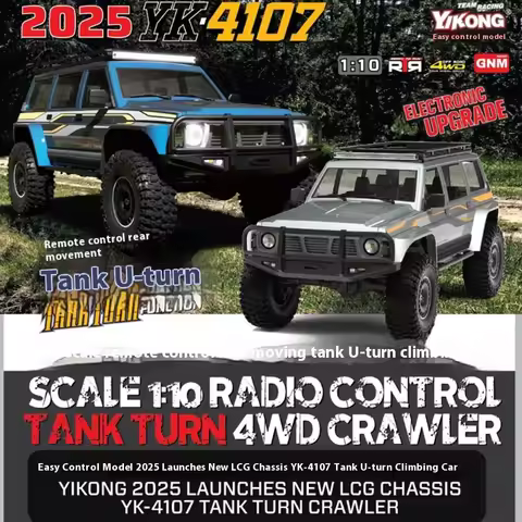 Yikong Yk4107 1/10 Touareg Rc Electric Remote Control Four-Wheel Drive Off-Road Climbing Vehicle Dua