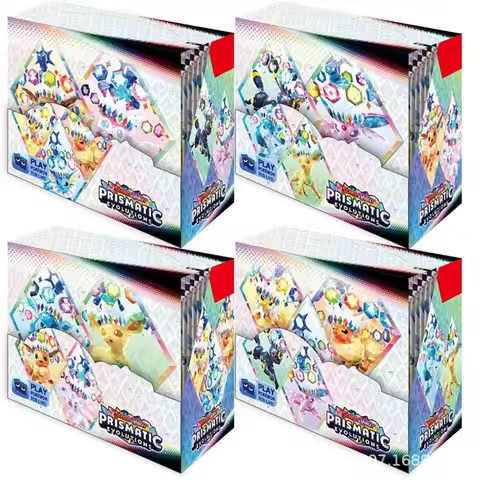 Pokemon Card MEGA Lucario Prismatic Evolution 360Pcs Game Card English Booster Battle Transaction Po
