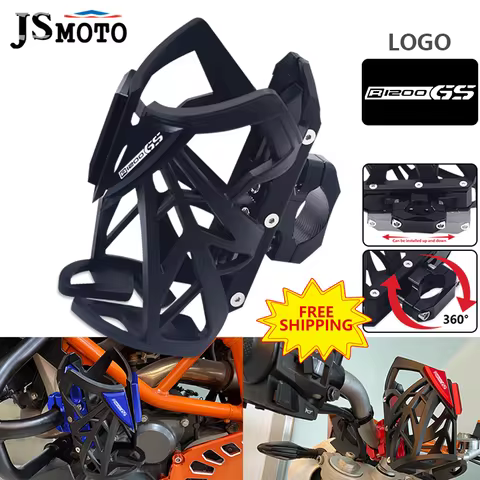 NEW Motorcycle Beverage Water Bottle Drink Cup Holder Bracket For R1200GS R1200RS R1200RT R1200R R12