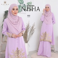 BAJU KURUNG NISHA KURUNG SULAM BAJU KURUNG COTTON LINEN