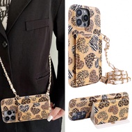 1pc Fashion Luxury PU Leather Crossbody Wallet Phone Case, Compatible With IPhone 16 16e 15 14 Plus 