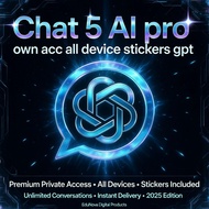 Chat 5 AI pro own acc all device stickers gpt