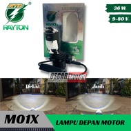 Lampu Utama LED RTD Devil Merah Biru M01X