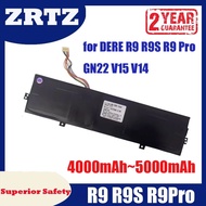 ZRTZ Reliable 4000mAh~5000mAh Laptop Battery for DERE R9 R9S R9 Pro GN22 V14 V15