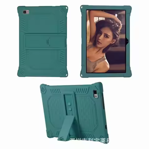 Soft Silicon Case For Teclast P40HD/P30S/P20S/p20 10.1 2022 kids Tablet Stand Cover funda Teclast P3
