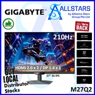 Gigabyte M27Q2 Gaming Monitor / 27" IPS QHD / 210Hz, HDMI+DP (Warranty 3years on-site Gigabyte SG)
