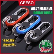 GEESO Motorcycle Stainless Alloy Metal Keychain Key Holder Ring Souvenir Personalize For Bag Phone 1