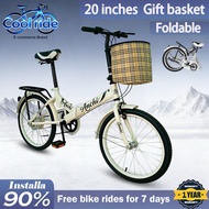 AENXRD Basikal lipat dewasa Bicycle Foldable 20 inch Folding Bike Bike Adult Bicycle Sport Basikal L