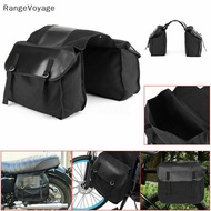 RangeVoyage Motorcycle Touring Saddle Bag Bla Canvas Waterproof Panniers Motorbike Luggage Boutique