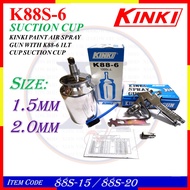 K-88S KINKI PAINT AIR SPRAYERS WITH 1LT CUP NOZZLE K88-6  SIZE: 88S-15 1.5 / 88S-20 2.0mm | KINKI SP