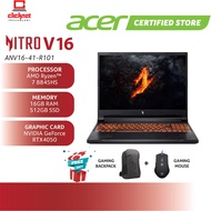 ACER NITRO V16 ANV16-41-R101 GAMING LAPTOP  R7-8845HS 16GDR5 512SSD / 16" IPS FHD / WIN11H