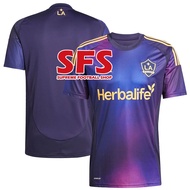 【SFS】Top Quality 2025 Men's LA Galaxy Away Kit Football Soccer Jersey MLS Jersey Fans Version Sport 