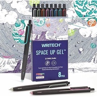 WRITECH Nock Gel Ink Pen: 0.5mm Fine Pen Multicolor No smudging or smearing Very smooth writing for 