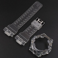 สายนาฬิกายาง + เคสสำหรับ Casio G-Shock GA700 GA-700 GA710 Gshock GA735สายนาฬิกาฝาครอบป้องกันเชลล์สร้อยข้อมือผู้ชายสายนาฬิกา