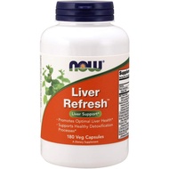 NOW Foods Liver Refresh Veg Capsules,180 Capsules (Pack of 2)