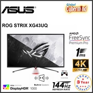 ASUS ROG Strix XG43UQ Gaming Monitor — 43-inch 4K UHD, 144 Hz, 1ms MPRT, HDMI® 2.1, AMD FreeSync™ Premium Pro, Display Stream Compression (DSC), Extreme Low Motion Blur (ELMB) Sync, DisplayHDR™ 1000, DCI-P3 90% (Brought to you by Global Cybermind)